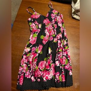 Floral sun dress size small